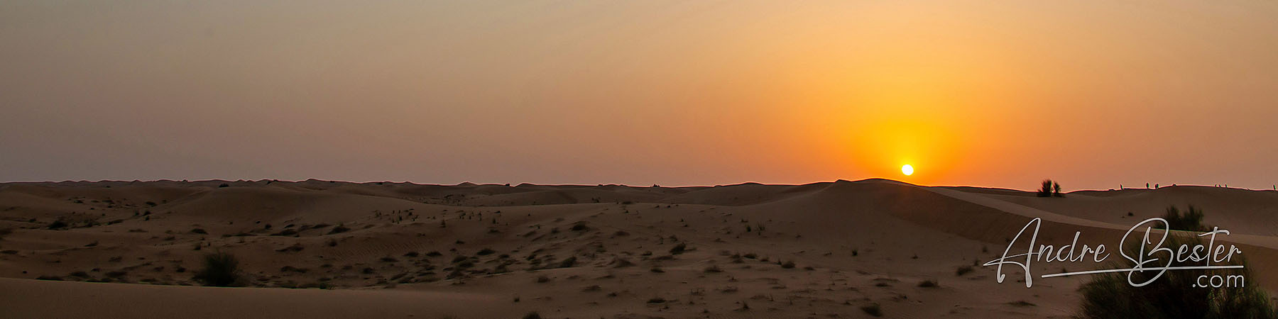 Dubai Dessert Sunset